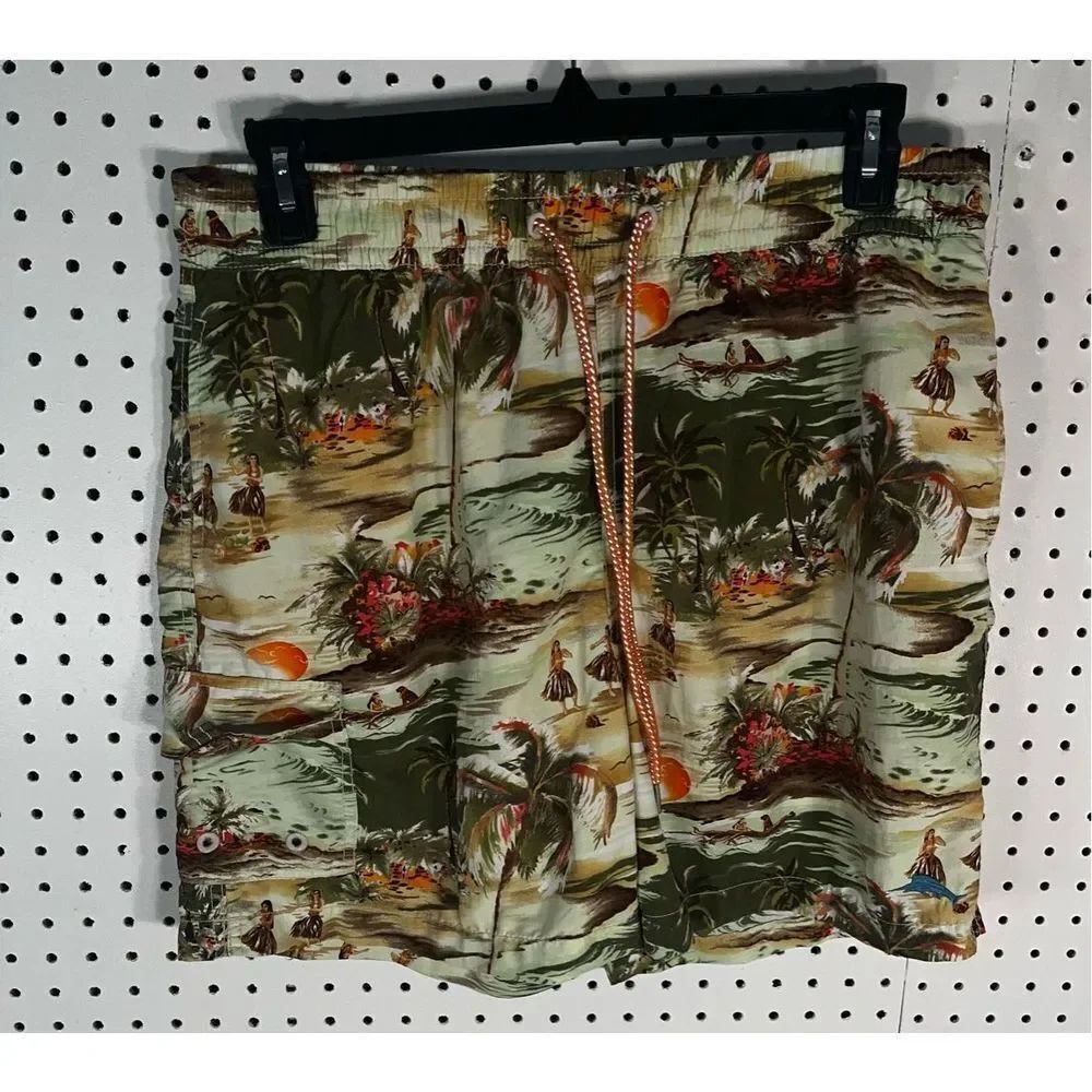Tommy Bahama Hulu print swimming trunks